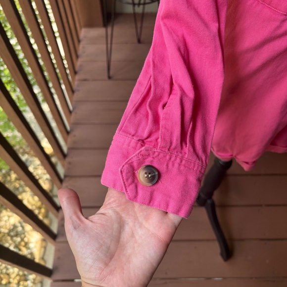 Express x Rocky Barnes Pink Safari Button Up Girlhoodcore Romper Jumpsuit Size S - Picture 8 of 11